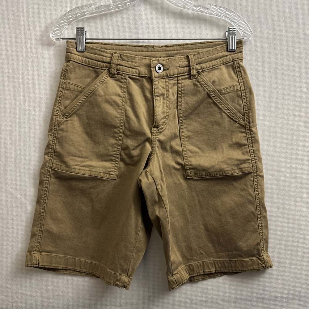 Kuhl Women's Size 2 Brown Stretch Kultivatr 10" Inseam Outdoor Utility Shorts